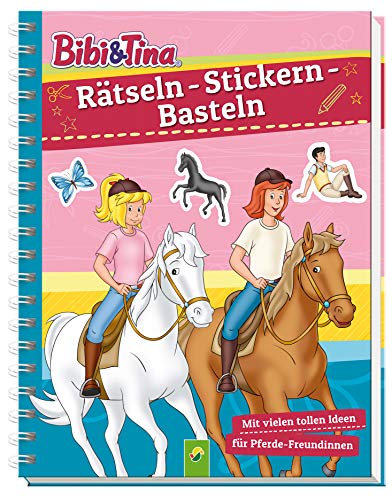 Bibi & Tina - Rätseln, Stickern, Basteln: Mit vielen tollen Ideen für Pferde-Freundinnen ab 5 Jahren