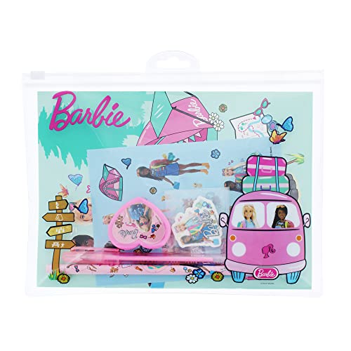 Barbie Super Schreibwaren-Set | Schul-Schreibwaren-Set | Barbie-Geschenke | Schreibwaren | Barbie Schreibwaren | Schreibwaren | Schreibwaren-Sets | Barbie-Puppen | Barbie-Zubehör