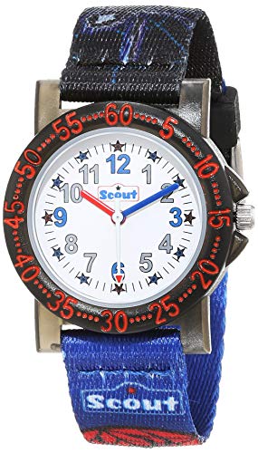 SCOUT Uhren Jungen Analog Quarz Uhr mit Textilband Armband 1