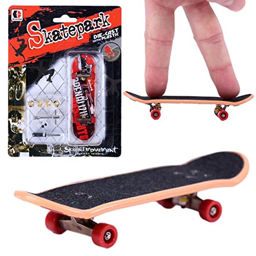 MIHE Finger-Skateboards Spielzeug, Mini-Fingerspielzeug-Set, Fingersport-Set mit Ersatzrad-Mini-Werkzeugen für Bewegungs-Gastgeschenke