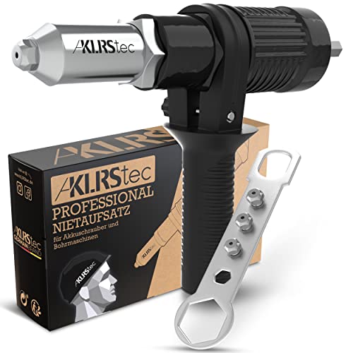 KLRStec® Nietenzangen-Blindnietadapter – Nietaufsatz für Akkuschrauber und Bohrmaschinen