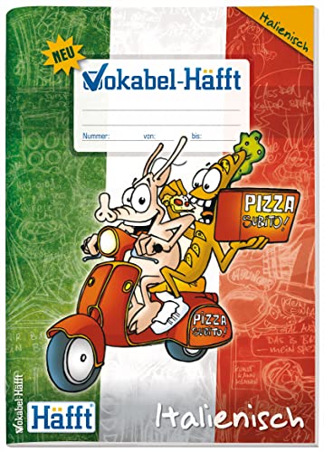 Häfft Vokabelheft A5 Italienisch - mit 2 Spalten | Info zur Kultur, Grammatik, Landkarte