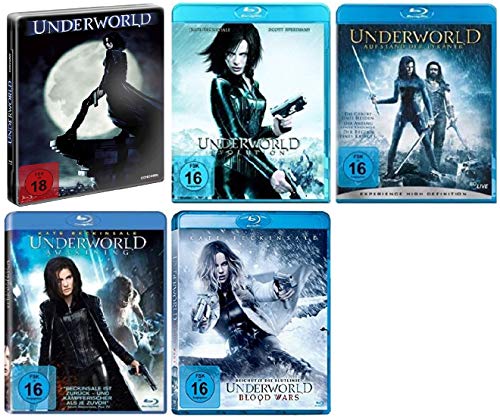 Underworld 1-5 / Teil 1+2+3+4+5 / Teil 1 Futurepak [Blu-ray Set]