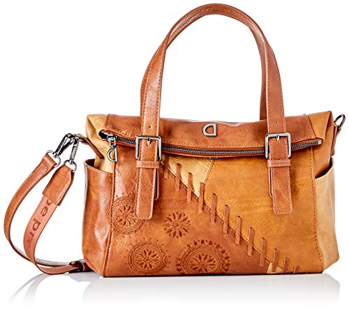 Desigual Womens PU Hand Bag, Brown, U