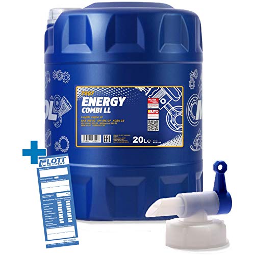 MANNOL Motoröl Energy Combi LL 5W-30 20L + Auslaufhahn