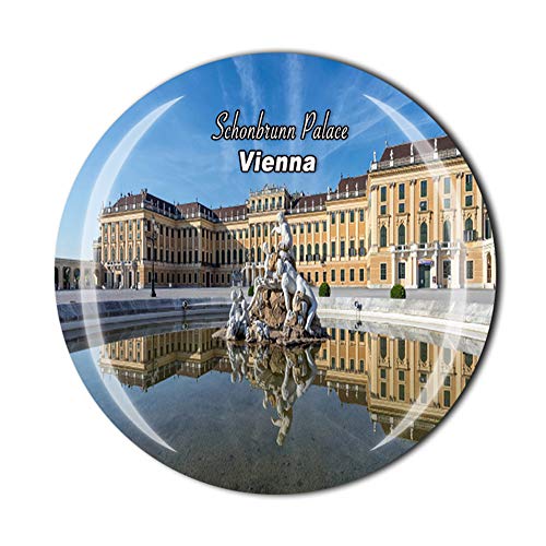 Schönbrunn Palast Wien Österreich Kühlschrankmagnet Reise Souvenir Geschenk Zuhause Küche Kühlschrank Dekoration Magnetsticker Kristallmagnet Kollektion