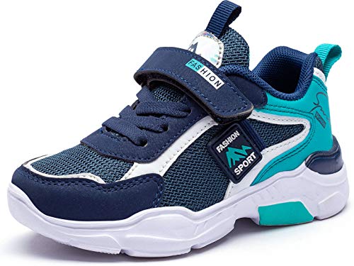 Mitudidi Schuhe Jungen 28 Turnschuhe Junge Kinderschuhe Mädchen Sportschuhe Sneaker Kinder Laufschuhe Hallenschuhe Outdoor Fitnessschuhe Basketballschuhe Walkingschuhe Jungenschuhe 6586-Blau