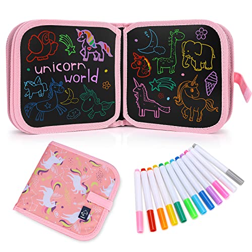 Spielzeug ab 2-3-4-5-6 Jahre Kinder Spielzeug Jungen 3 4 5 6 Jahre Mädchen Malbuch Kinder ab 3 4 5 6 Mädchen Spiele ab 3 Jahren Doodle Maltafel für 3-7 Jahre Kind Malset Geschenk Mädchen 5 6 7 Jährige