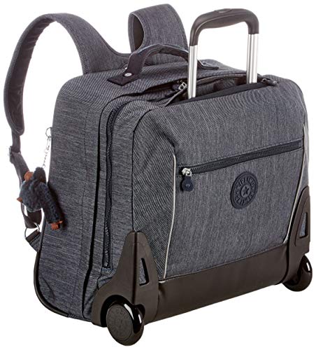 Kipling GIORNO, Großer Rucksack mit Rollen und Laptopfach, Leicht, 38 cm, 25 L, 2.44 kg, Marine Navy