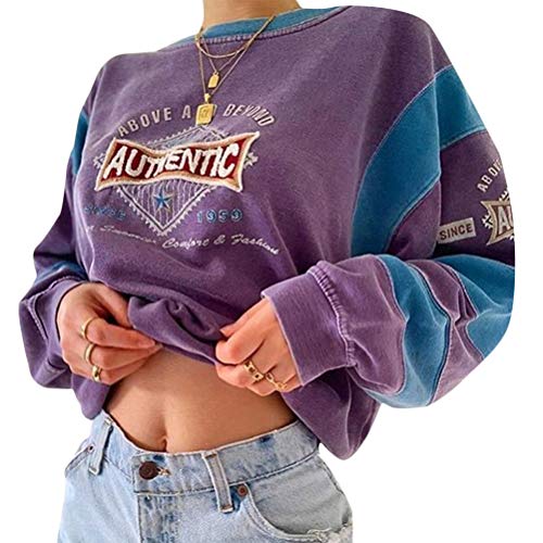 Onsoyours Damen Schmetterling Pulli Sweatshirts Hoodie Sport Langarm Kapuzenpullover Bequem Casual Pulli Mit Kordel Und Taschen C Violett S