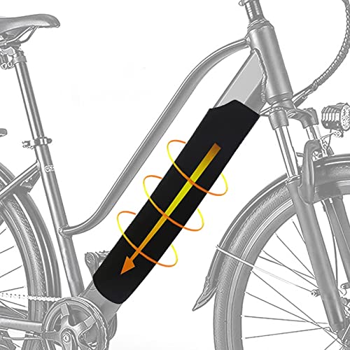 Universal E-Bike Schutzhülle Standard für Akku, Passend für Rohrumfang von 30 cm bis 41 cm, eBike Akkuschutz Zubehör, Abdeckung im Unterrohr Batterie, Akku Schutz aus Neopren, Fahrrad Schutzhülle