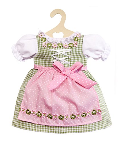Heless 1111 - Fesches Dirndl, für Puppen, Größe 28 - 33 cm, sortiert