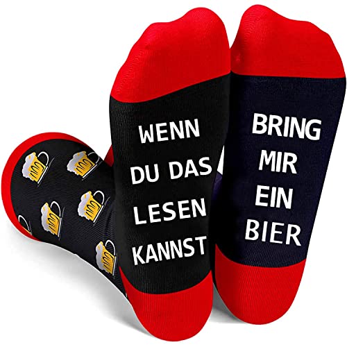 lustige socken bier geschenke für männer adventskalender füllung idee inhalt kleinigkeiten weihnachtssocken herren biersocken wiztige weihnachtsgeschenke wichtelgeschenk mann weihnachten geschenk