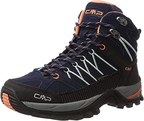 CMP Rigel Mid Trekking- & Wanderhalbschuhe Damen, Blau (B.Blue-Giada-Peach 92ad), 39 EU