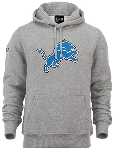 New Era - NFL Detroit Lions Team Logo Hoodie - Grau Größe 4XL, Farbe Grau