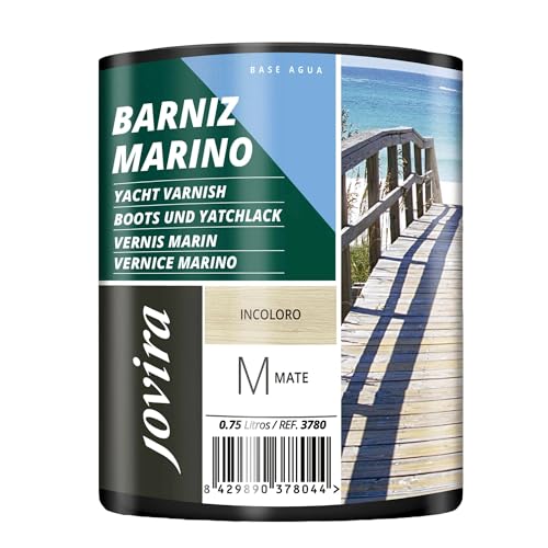 JOVIRA PINTURAS Boots & Yachtlack 750 ml Bootslack Lack Kunstharz-Klarlack Yachtlack Kunstharzlack. (750 Milliliters, Matt)