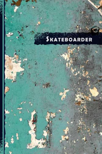 Skateboarder: Vintage Retro Gift for Skateboarder | 100 pages with timeline | 6x9 | Premium Matte Finish