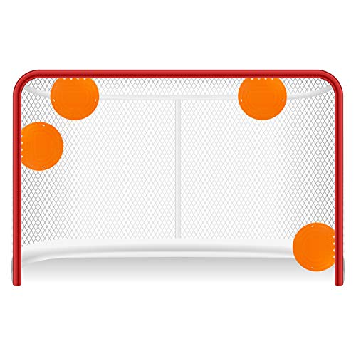 Top Shelf Targets Sniper Magnetische Zielscheiben für Hockey und Lacrosse, 20,3 cm, 4 Stück