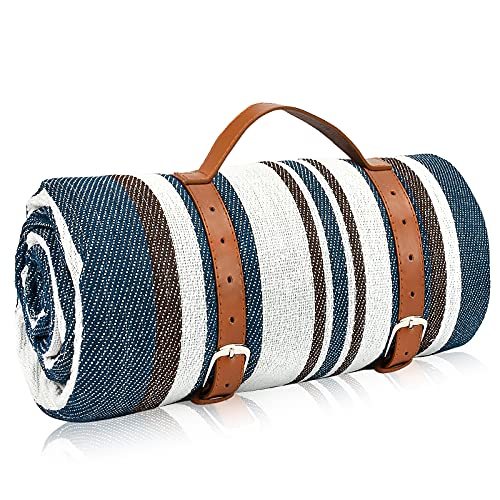 KATELUO Picknickdecke, Picknickdecke Wasserdicht, Picknickdecke XXL, Campingdecke mit Tragegriff, Perfekt für Outdoor/Camping/Picknick/Beach/Park (150 x 200 cm, C)