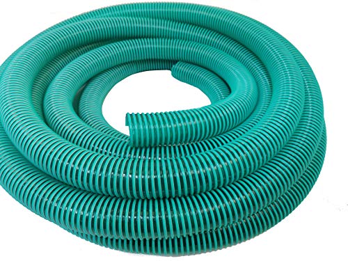 Hero Spiralschlauch Saugschlauch Druckschlauch Förderschlauch 40 mm Grün/Transparent 10 Meter