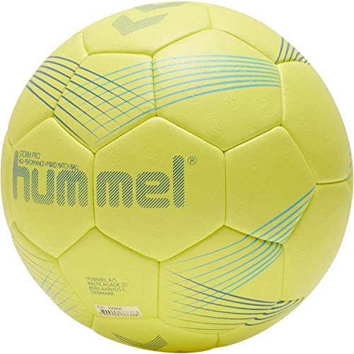 hummel 212547 Unisex-Adult Storm PRO HB Handball, Yellow/Blue, 2