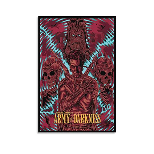 DDSS Army of Darkness Klassischer Horrorfilm Komödie Film Leinwand Poster Wandkunst Druck Ästhetische Raumdekoration Malerei Poster Home Office Dekoration 20 x 30 cm