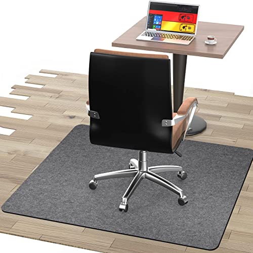 Unterlage Schreibtischstuhl 120X100cm Saugfähige Unterlage - rutschfest Bodenschutzmatte Bürostuhl Unterlage für Hartböden Schutzmatte Bürostuhl Versendet in Rollen-Keine Falten…