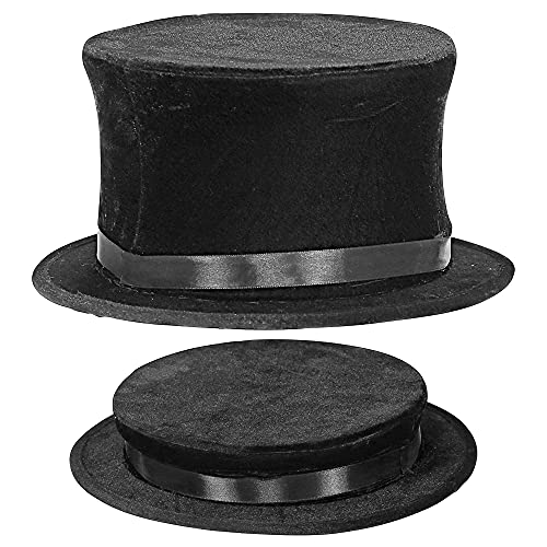 Widmann 00129 - Klappzylinder, Zirkus, Hut, Kopfbedeckung, Fasching, Karneval, Mottoparty