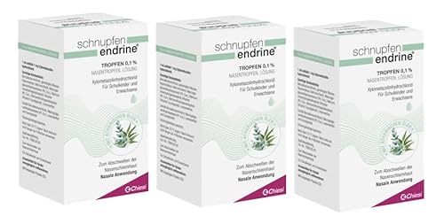 Schnupfen Endrine Tropfen 0,1% 3er Spar-Set: (3x10 ml)