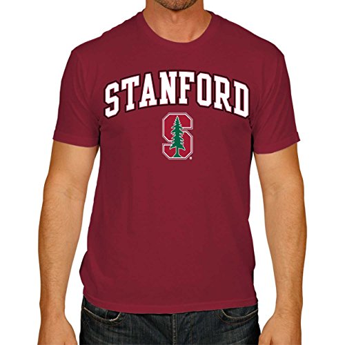 CAMPUS Farben Stanford Cardinal Erwachsene Arch & Logo Soft Style Gameday T-Shirt – Cardinal,, Herren, Scharlachrot, X-Large