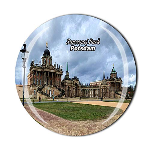 Sanssouci Park Potsdam Germany Kühlschrankmagnet Souvenir Geschenk Kristall Magnetsticker Kollektion