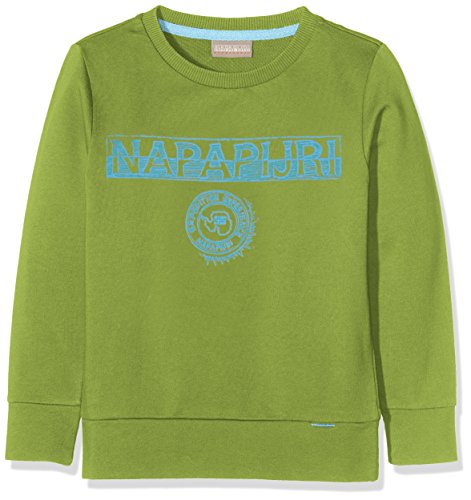 Napapijri Jungen K BAM Sweatshirt, Grün (Piquant Green Gb3), 164 (Herstellergröße: 14)