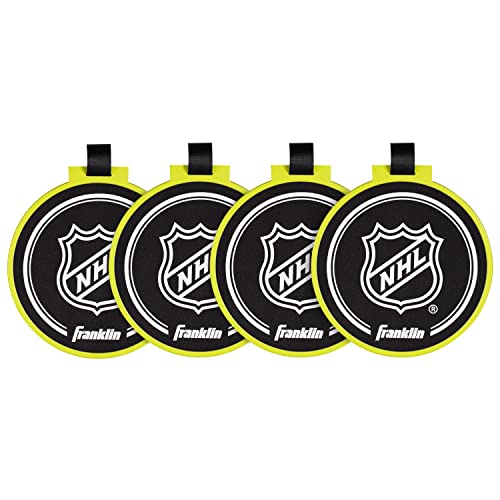 Franklin Sports Hockey Zielscheiben, Schwarz/Neongelb, Einheitsgröße