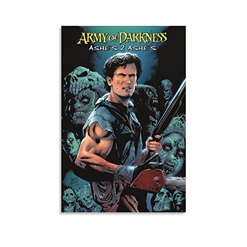 DDSS Army of Darkness Klassischer Horrorfilm Komödie Film Leinwand Poster Wandkunst Druck Ästhetische Raumdekoration Malerei Poster Home Office Dekoration 20 x 30 cm