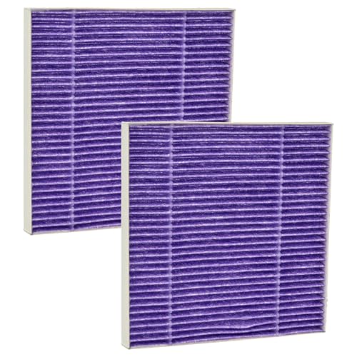 vhbw 2x Staubsaugerfilter kompatibel mit Hitachi CV 300P, 400 Eco, 200, 100, 200P, 400, 300, 400P Pro, 400 Pro Staubsauger - HEPA-Filter Weiß Lila
