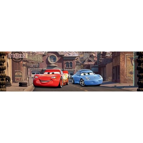 AGDesign - Selbstklebende Bordüre - Disney Cars - Kinderzimmer Bordüre - Wandbordüre - 0,10 x 5 m - WBD 8150