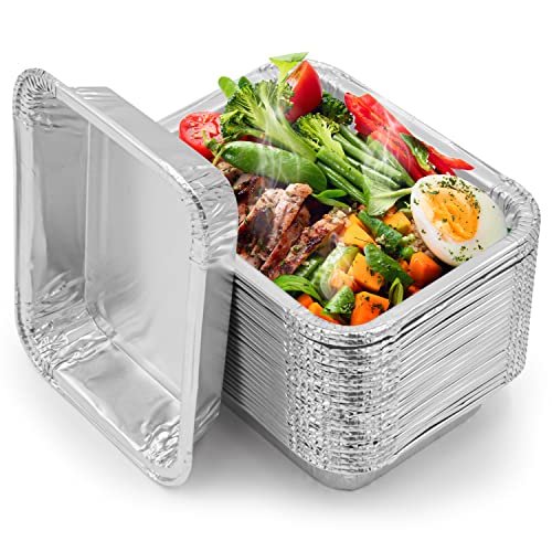 Mamatura Aluschalen klein [Napoleon Gasgrills] 25 Napoleon Alu Tropfschalen, Fettauffangschalen Gasgrill, Gilltassen | Napoleon Grill Zubehör | Travel-Q, Smoker, Rogue | Asietten Alu Grillschalen