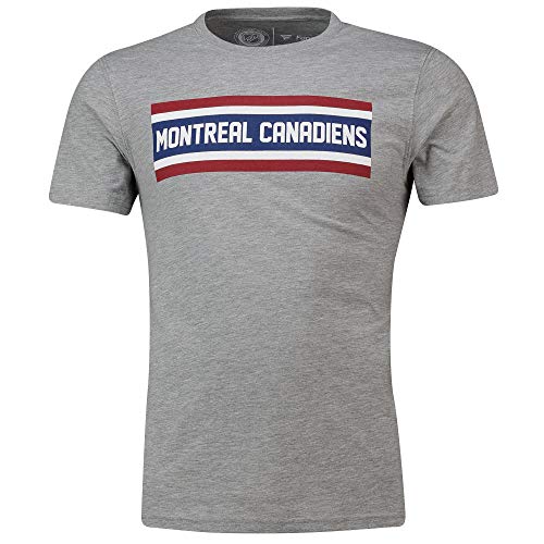NHL T-Shirt Montreal Canadiens Wordmark Graphic Logo Eishockey (XL)