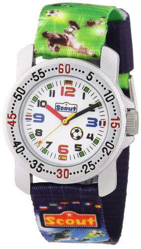 Scout Jungen-Armbanduhr Analog Quarz Textil 280376026