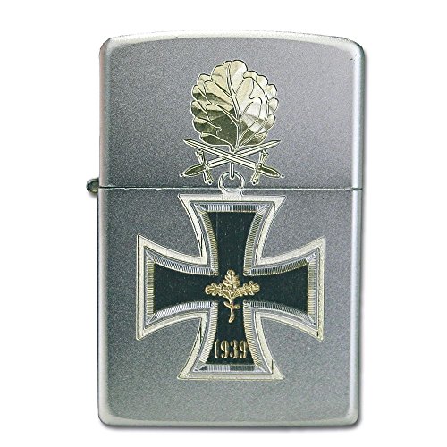 Zippo Ritterkreuz 1939 mit Eichenlaub Feuerzeug, Chrom, Silber, 6 x 3.5 x 2 cm