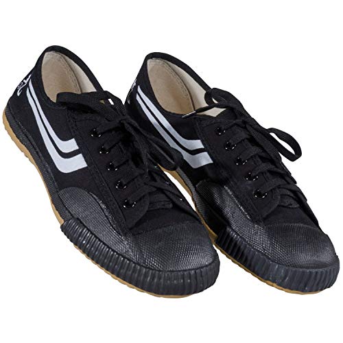 KWON Segeltuchschuhe für Kampfsport, schwarz, Größe 43