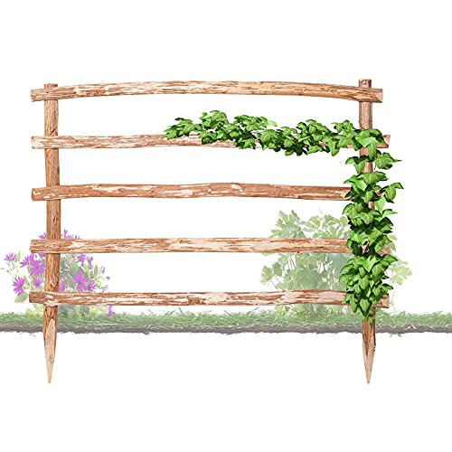 BooGardi Natürliche Rankhilfe aus Holz in 33 verschiedenen Größen für Ihre Kletterpflanzen Höhe 180 x Breite 200 cm