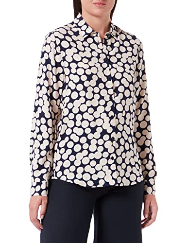 Seidensticker Damen 134101 Bluse, Dunkelblau, 34