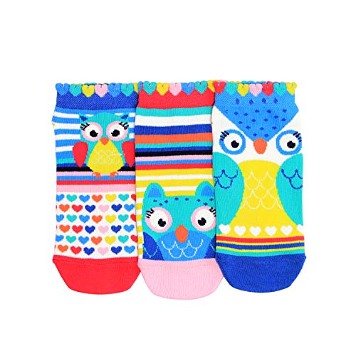 Eulen Füsslinge Oddsocks Socken in 30,5-38,5 im 3er Set - Strumpf