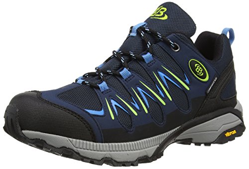 Brütting Damen Expedition Walkingschuhe, Marine Blau Lemon, 42 EU