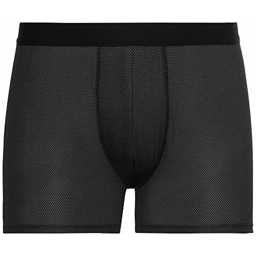 Odlo Herren Active F-dry Light Funktionsunterwäsche Boxershorts, Schwarz, L EU