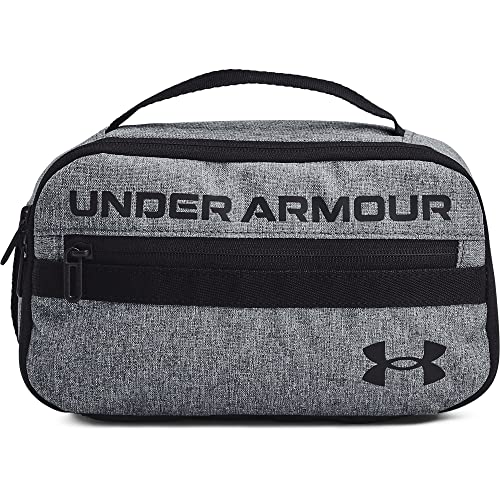 Under Armour UA Contain Travel Kit Reise-Set, Pitch Gray Medium Heather/Black/Black (012), Einheitsgröße