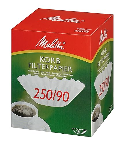 Melitta Korbfilter 90, Weiß, 250 Stück