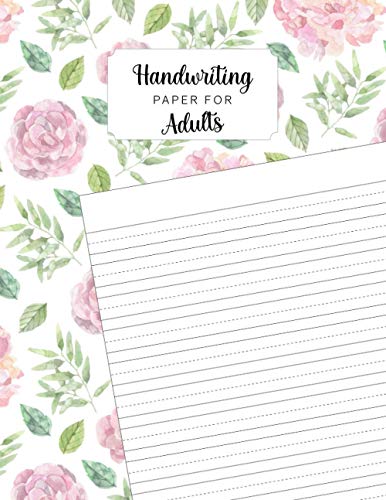 Handwriting Paper for Adults: Writing paper with dotted line