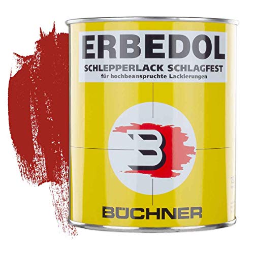 Schlepperlack | KARMINROT | RAL 3002 | 0,75 l | restaurieren | Traktor | lackieren | Farbe | Trecker | Frontlader | Lack | Lackierung | Farbton | schnelltrocknend | deckend